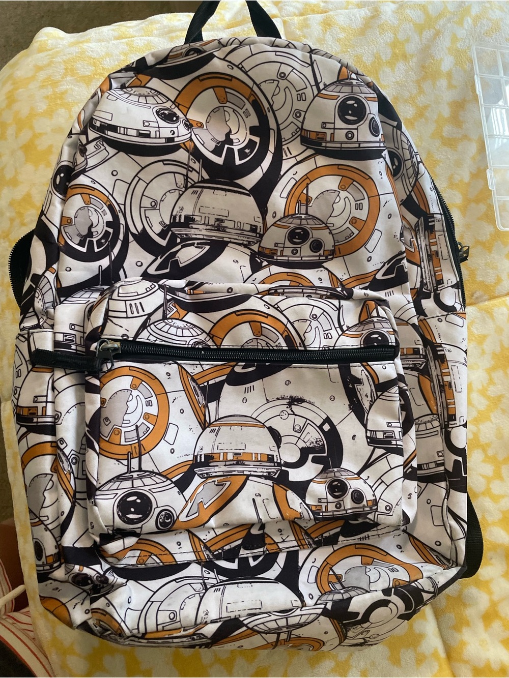 Bioworld Star Wars BB-8 All-Over Print Backpack 17" – Excellent Condition